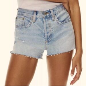 Denim Forum Light Blue Jean Shorts